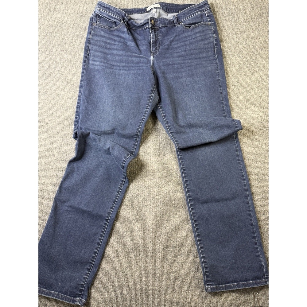 Lane Bryant Women's Jeans Size 20 | Straight Leg | Stretch Denim Blue